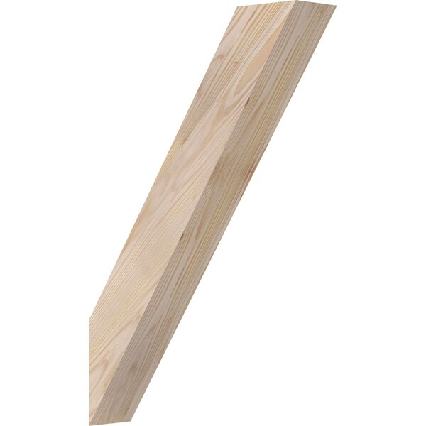 Ekena Millwork 3 1/2"W x 16"D x 24"H Traditional Smooth Knee Brace, Douglas Fir BRC04X16X24TRA00SDF - main